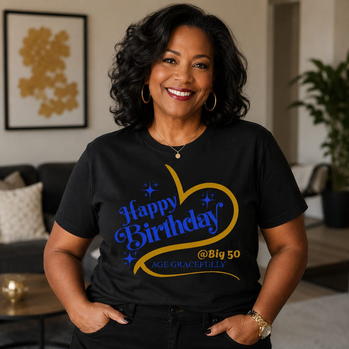 Happy Birthday, Age Gracefully @Big50 T-Shirt